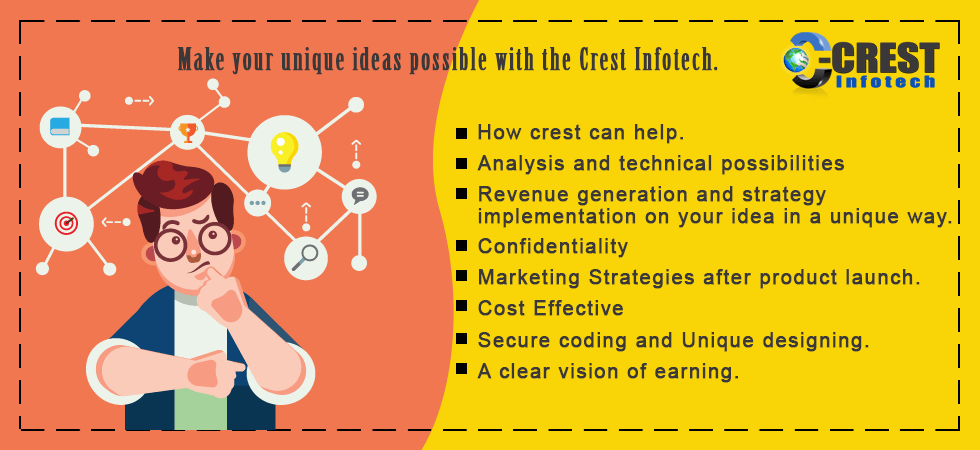 Make your unique ideas possible with the Crest Infotech Banner