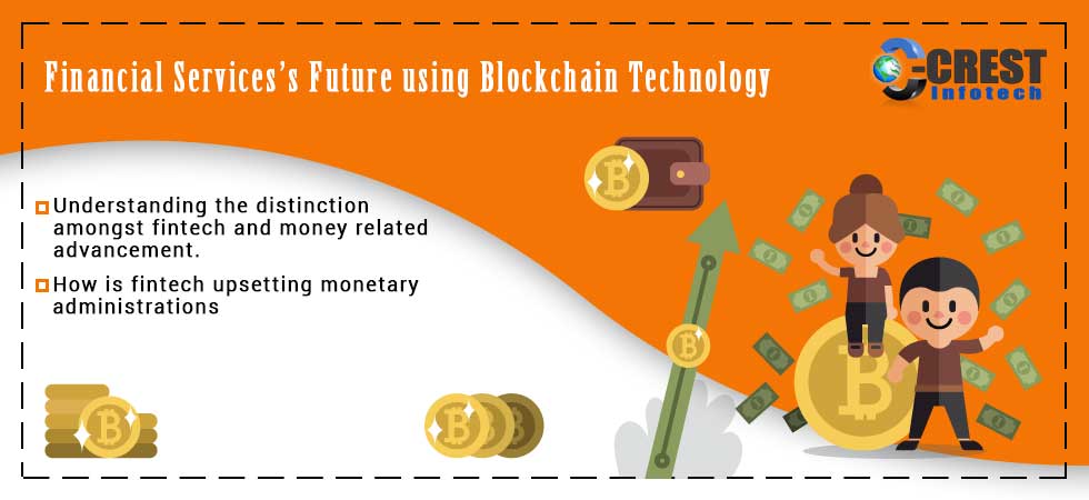 Financial Servicess Future using Blockchain Technology Banner