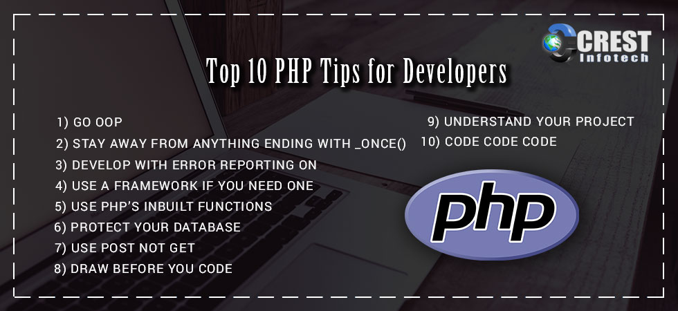 Top 10 PHP Tips for Developers Banner
