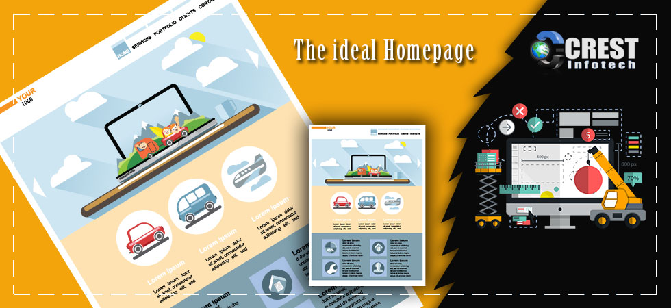 the ideal home page banner