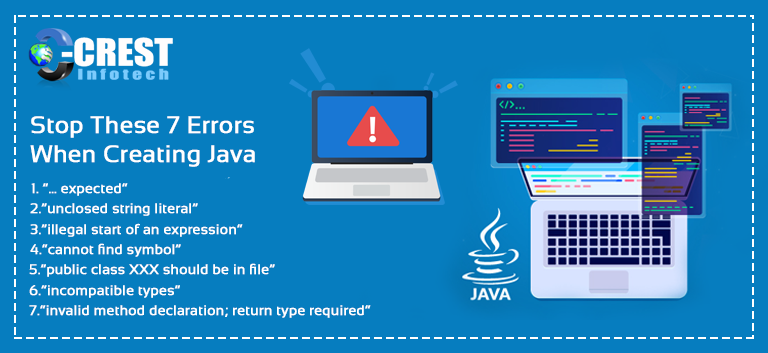 java error banner