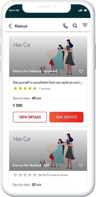 Beauty Salon Clone App-haircut