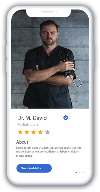 Doctor Appointment Clone App-Doctor Profile
