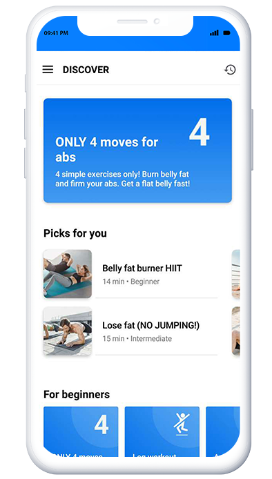 Gym Wellness & Fitness Clone App - discover