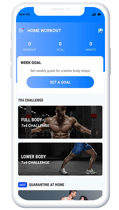 Gym Wellness & Fitness Clone App - home