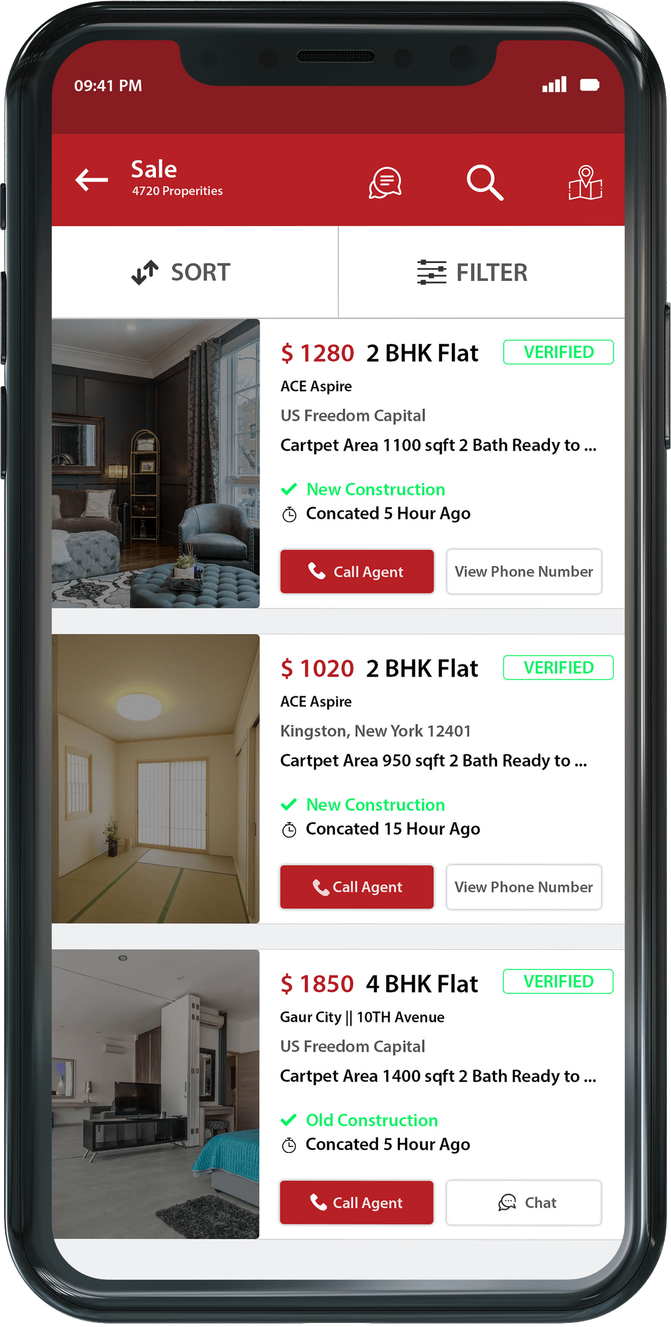 Airbnb Property Rental Clone App-Property Sale