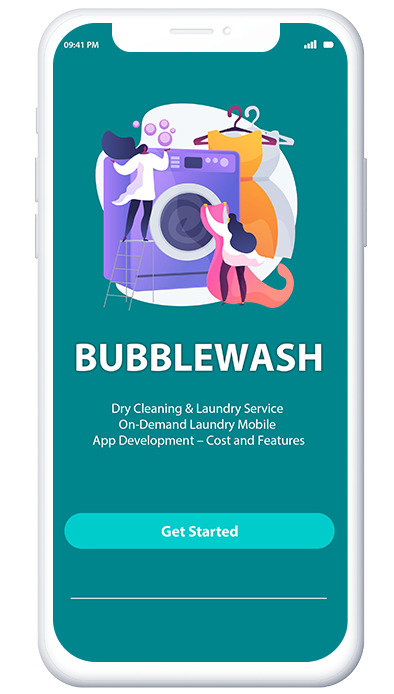BubbleWash Laundry Clone App-Get Started