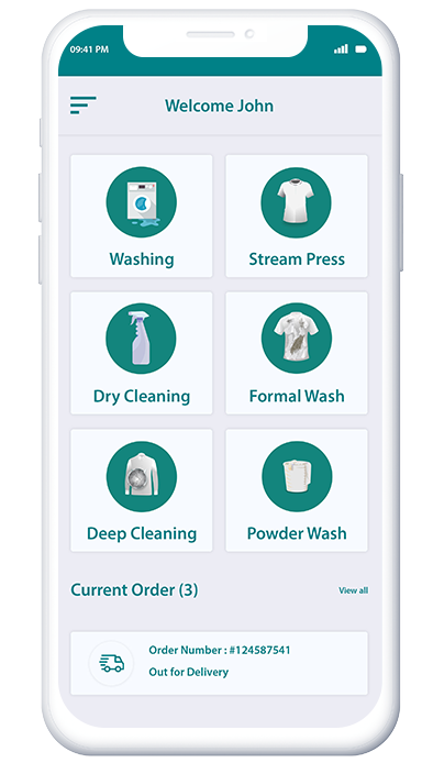 BubbleWash Laundry Clone App-Order Details