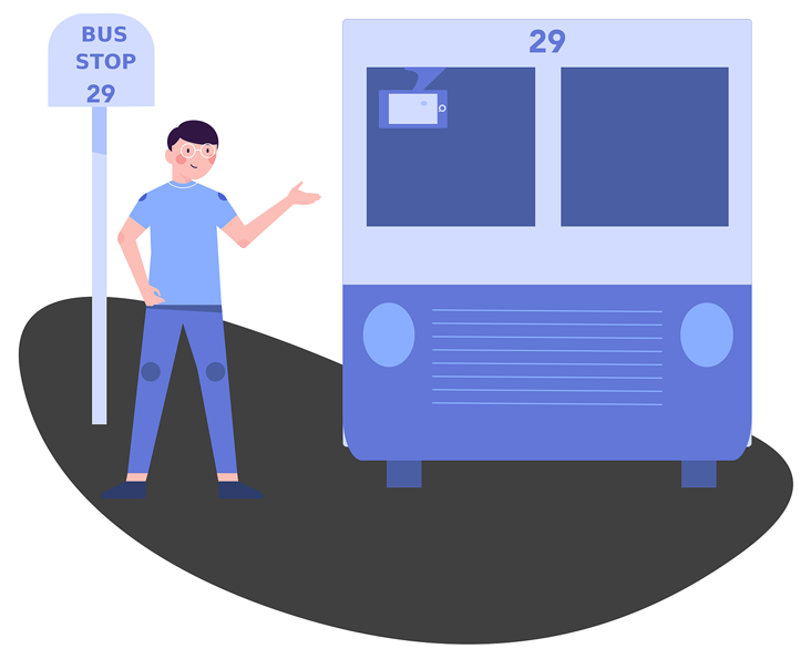 RedBus Bus Booking Clone App - bus-stand