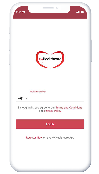 Healthcare Clone App - login