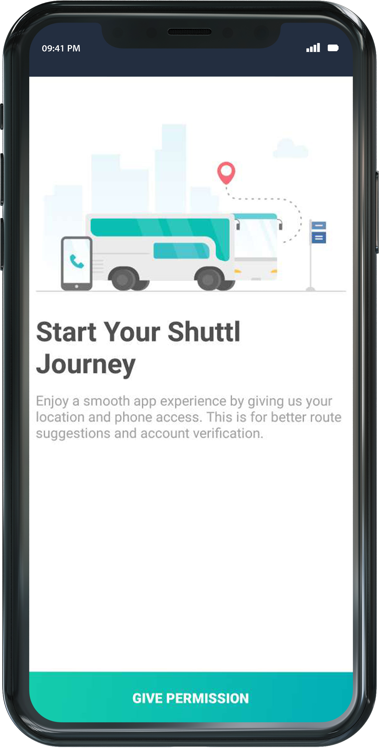 Shuttle Service Clone App - permission