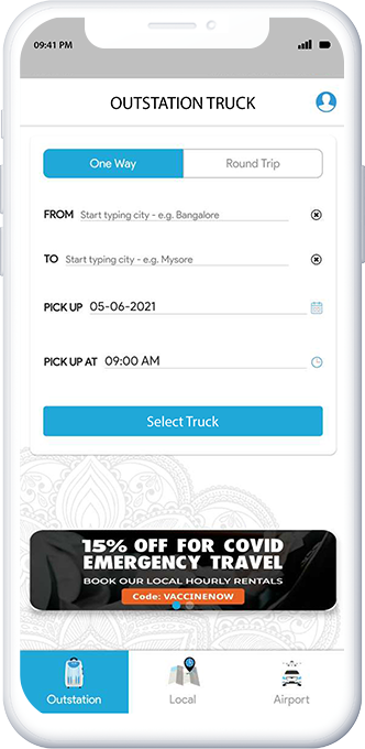 truck booking clone app-outstation