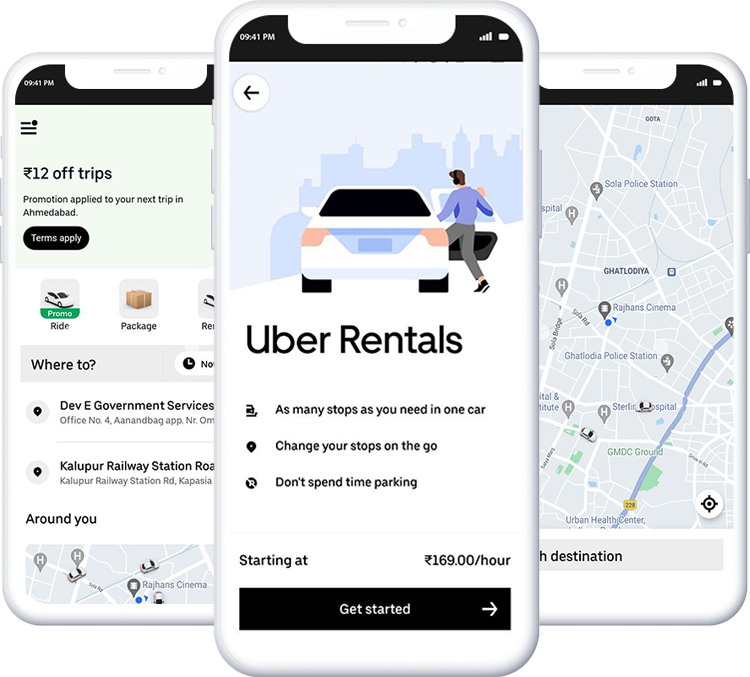 uber app rentals