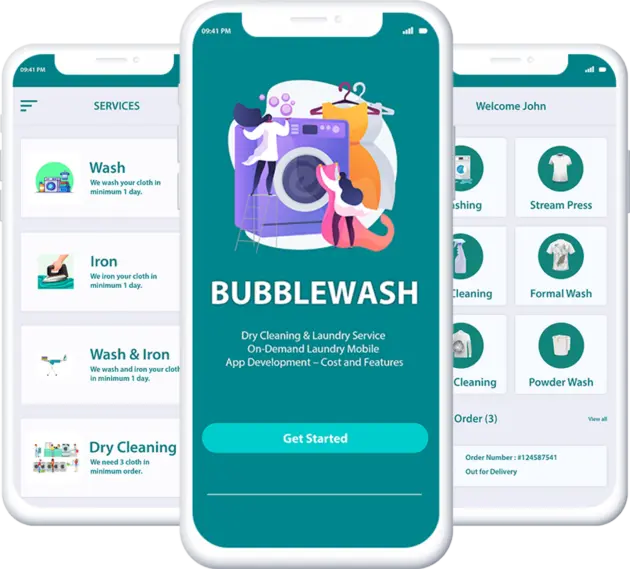 bubblewash laundry clone app