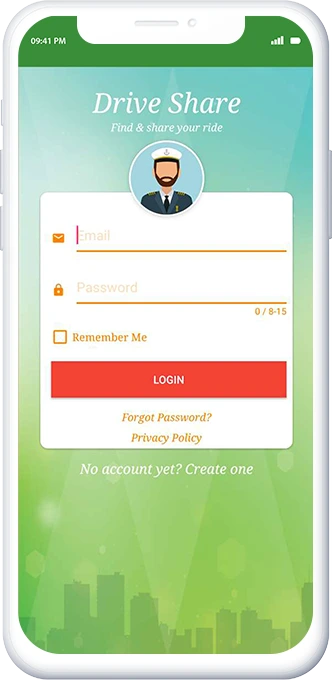 corporate carpooling app login